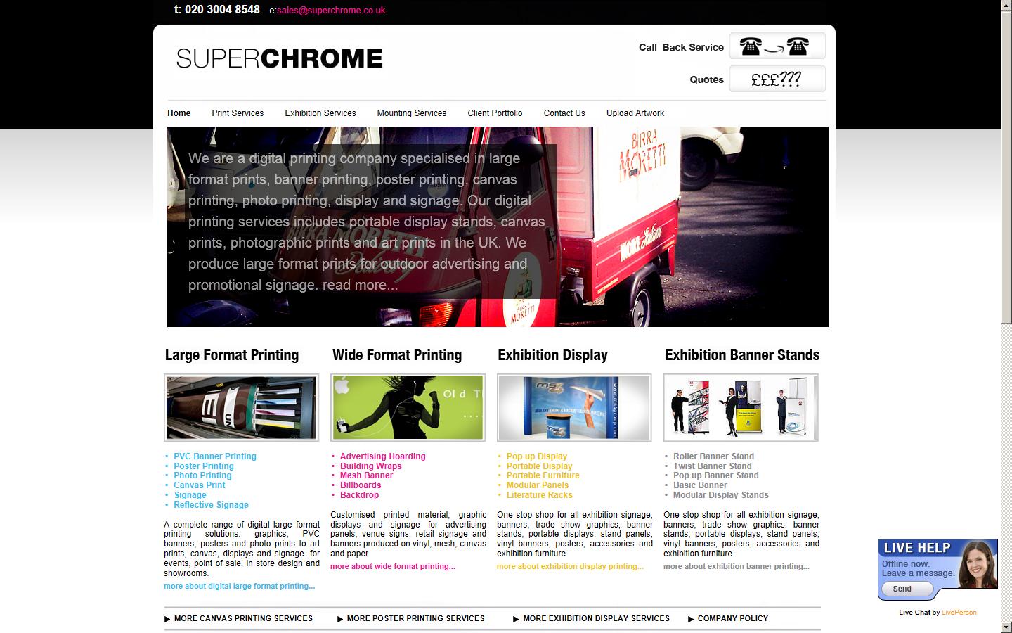 London Displays UK Ltd Website