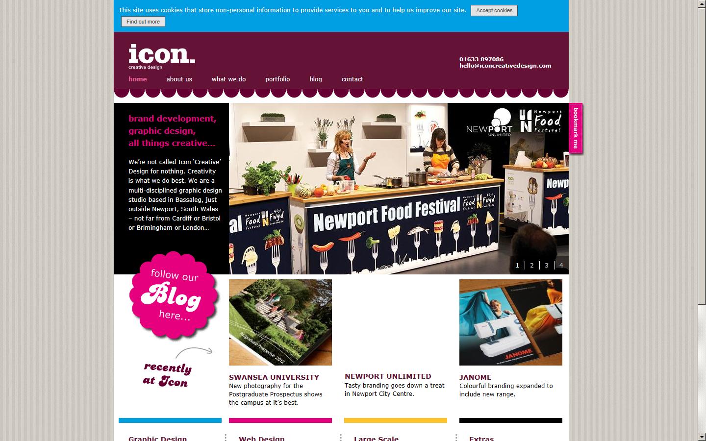 Icon Creative Design Website