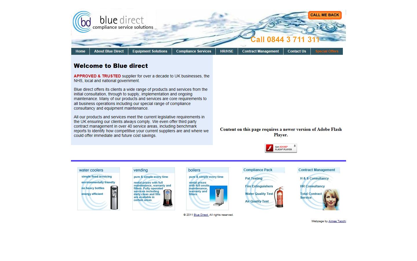 Blue Direct Ltd Website