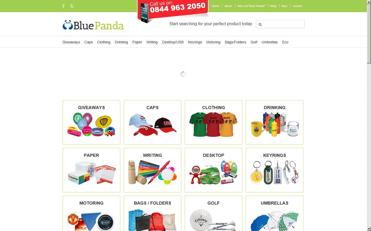 Blue Panda Ltd Website