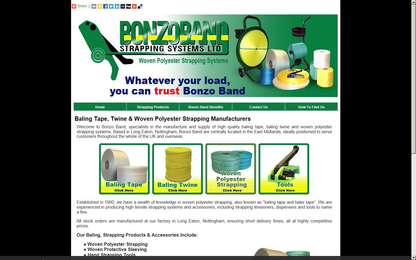 Bonzo Band Ltd Website