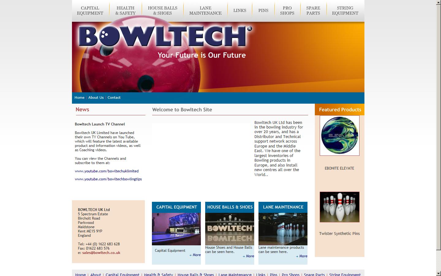 BOWLTECH UK Ltd Website