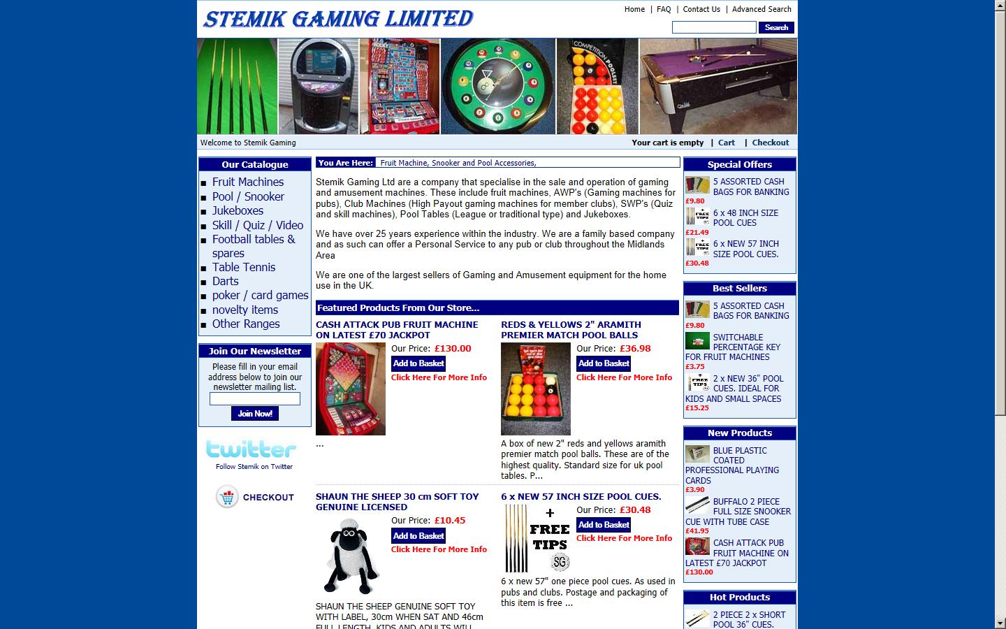 STEMIK GAMING LIMITED Website
