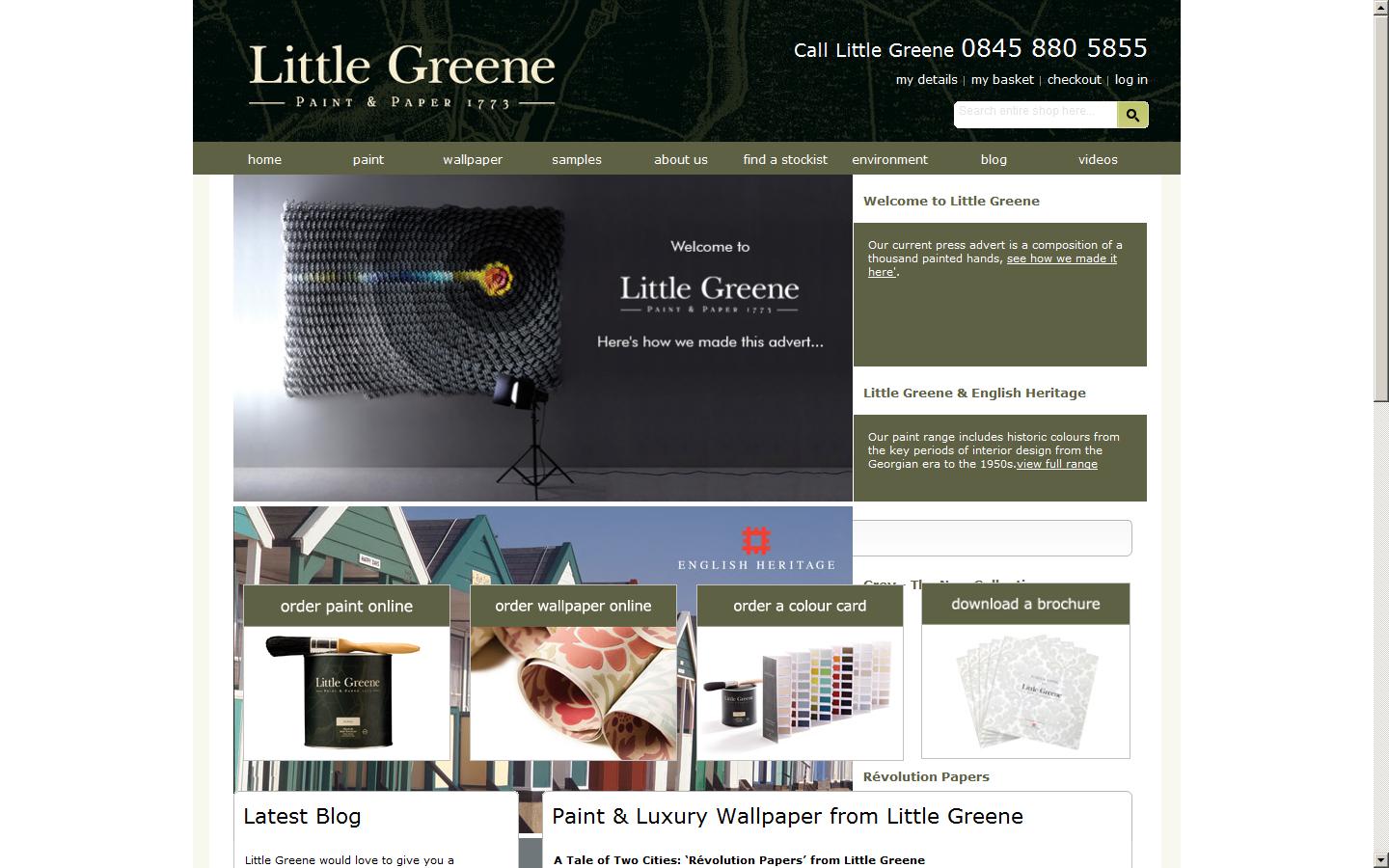 The Little Greene Paint Company Ltd Website