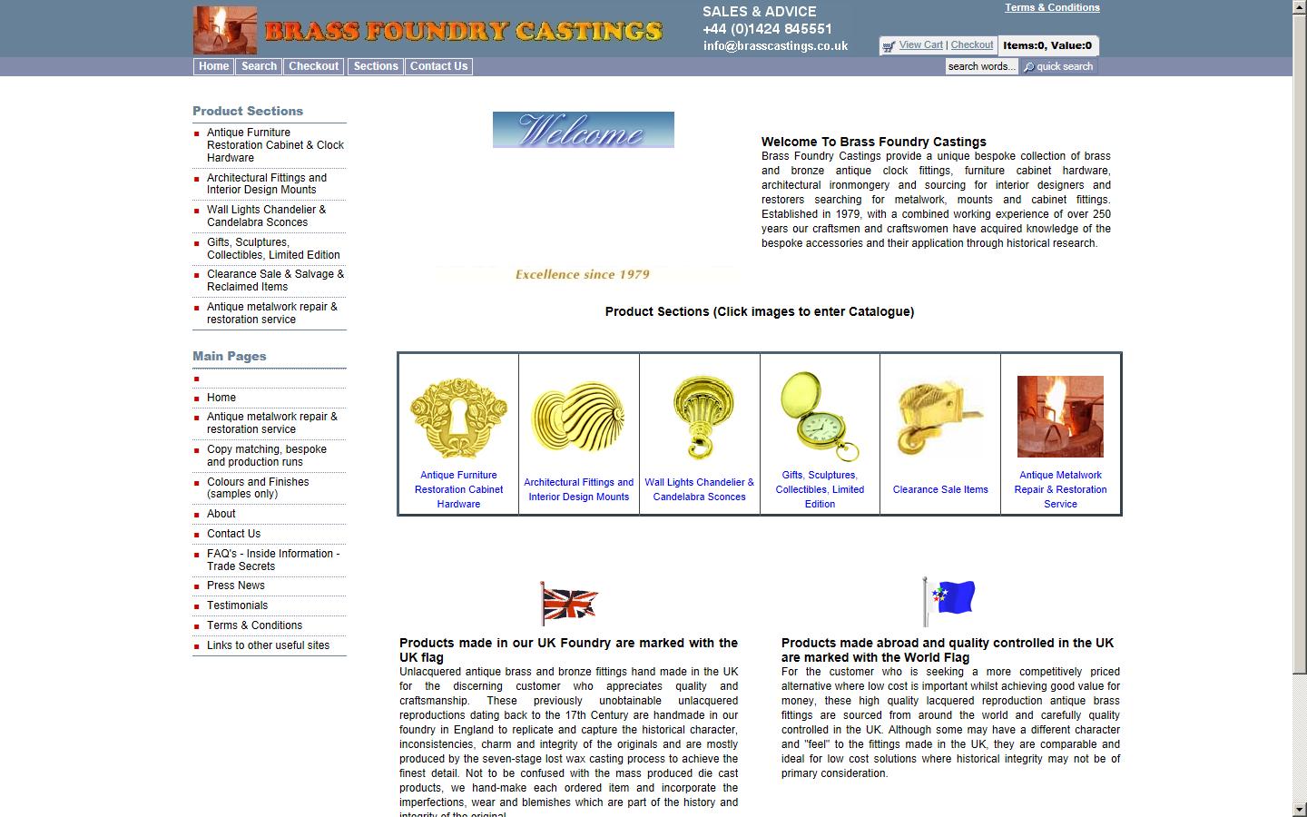 Brass Foundry Castings Website