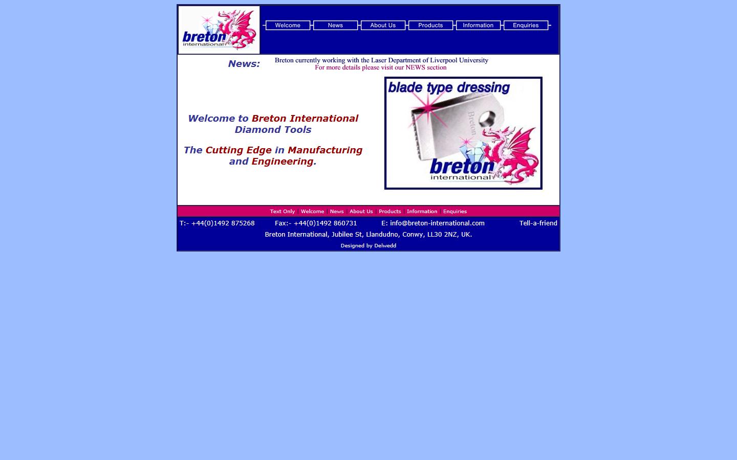 Breton International Website