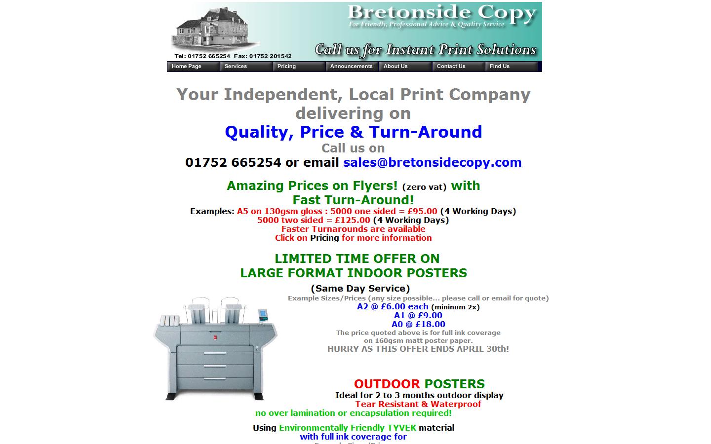 Bretonside Copy Website