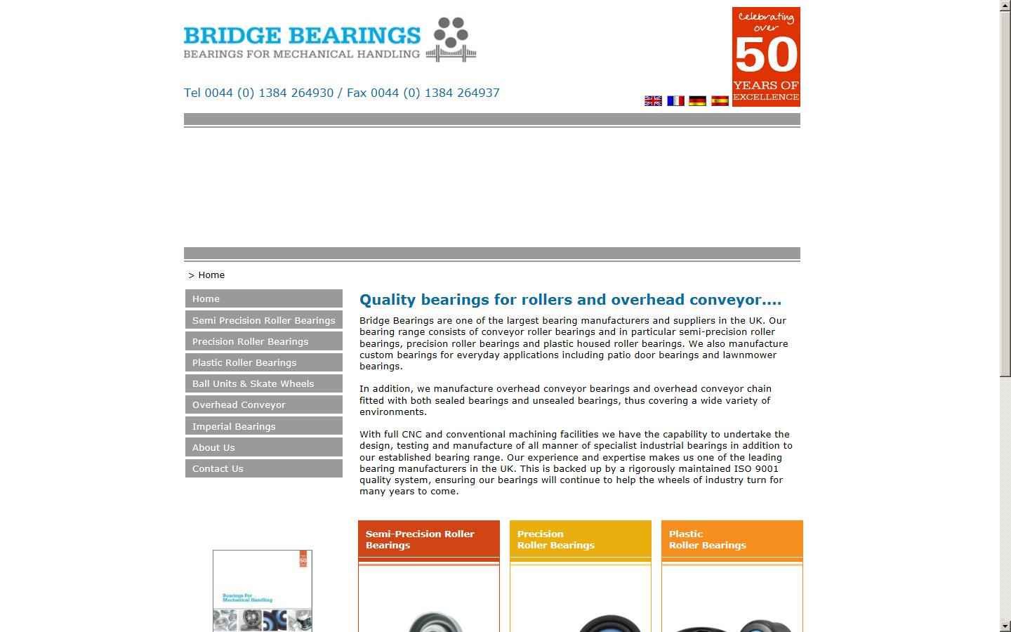 Bridge Bearings Ltd Website