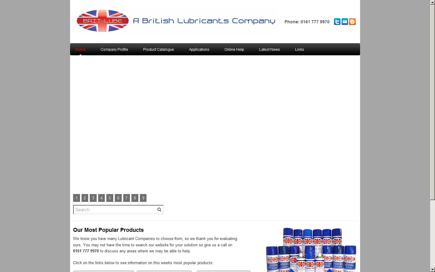 Brit-Lube Website
