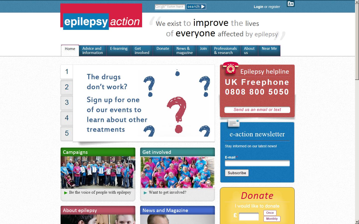 British Epilepsy Association Website