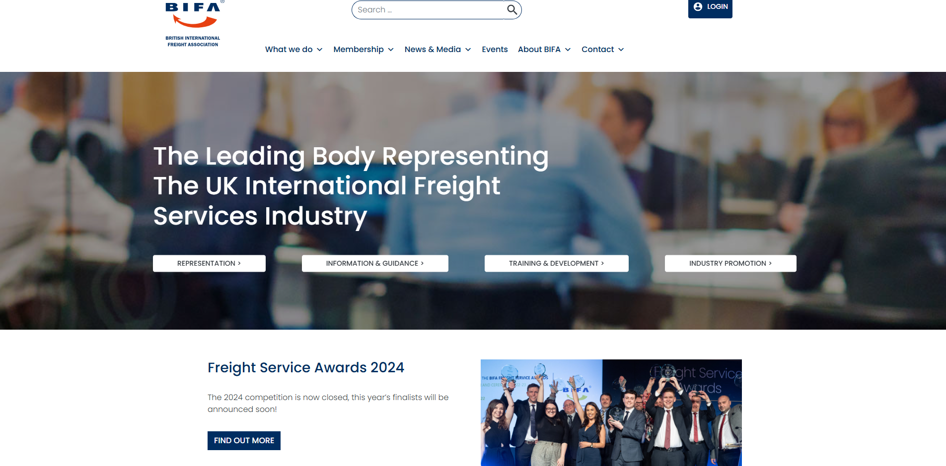 British International Freight Association Website