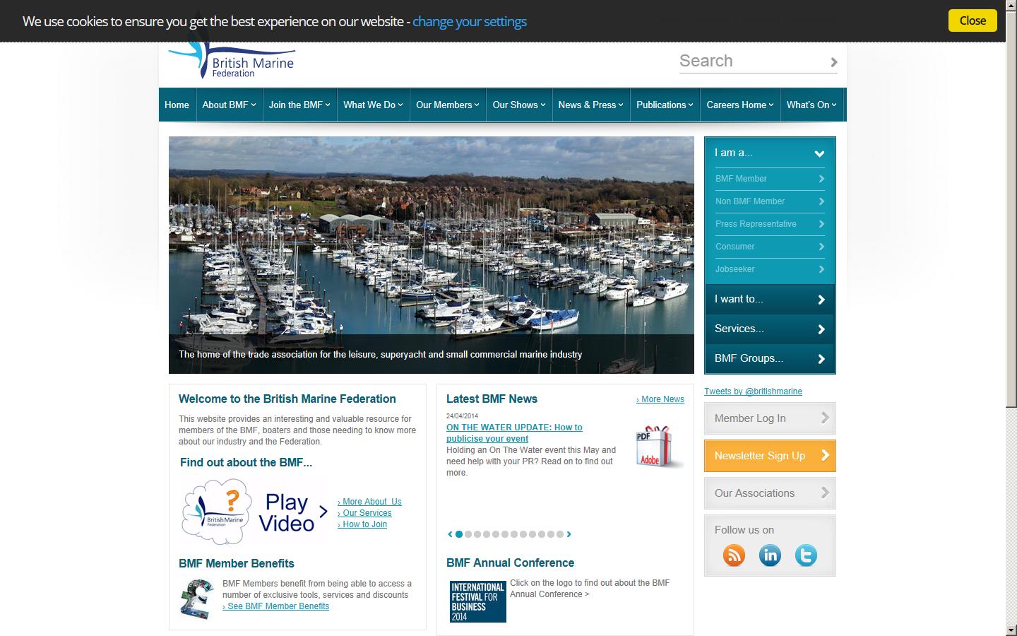 British Marine Industries Federation Website