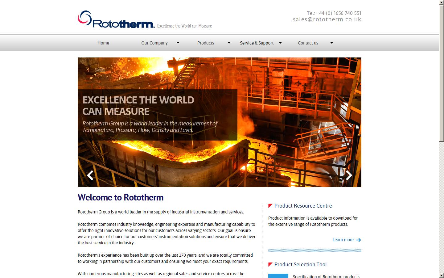 British Rototherm Website