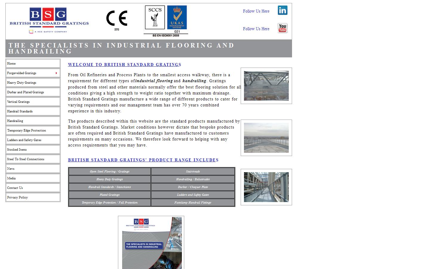 British Standard Gratings Website