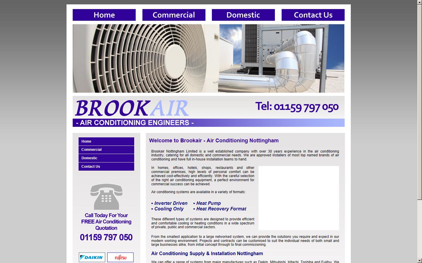 Brook Air  Website