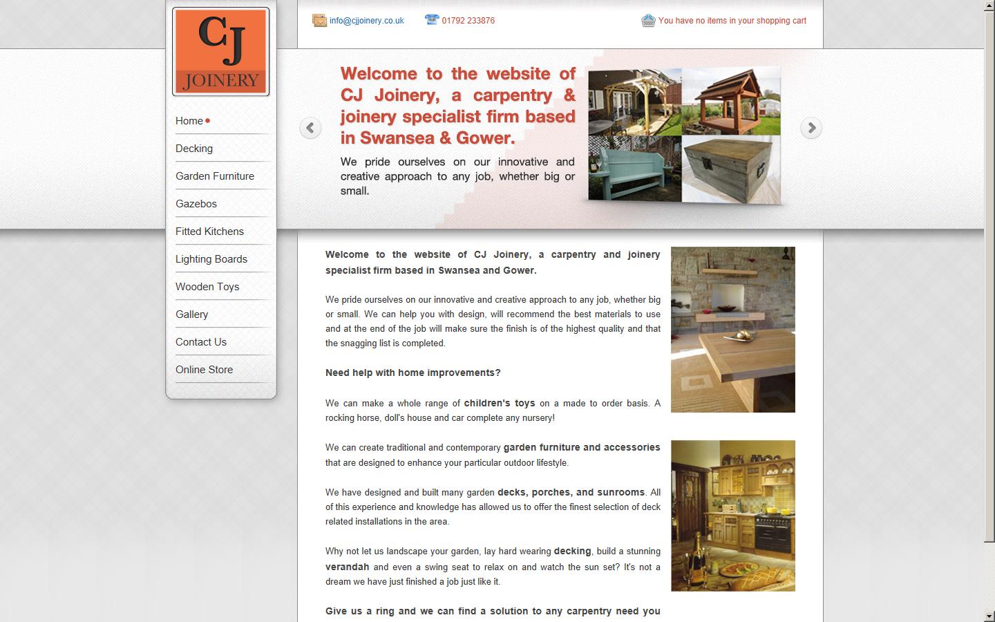 C J Joinery Website