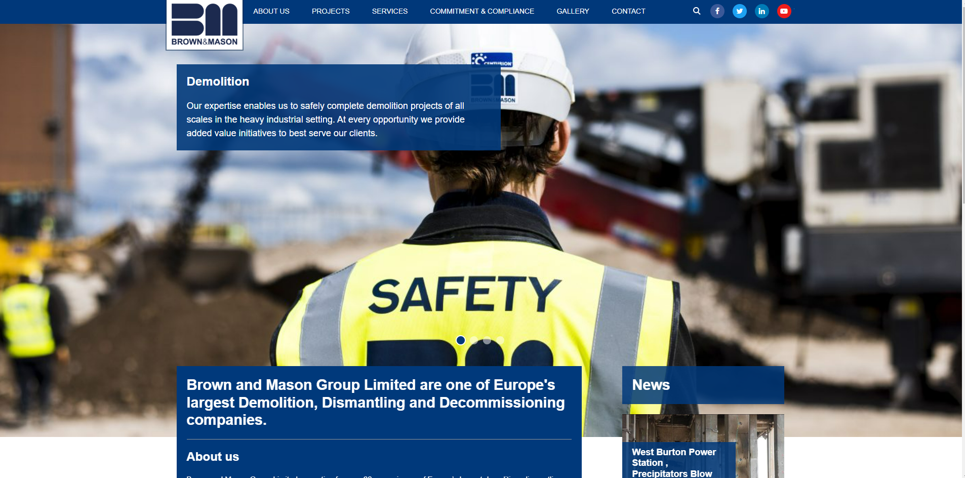 Brown & Mason Ltd Website