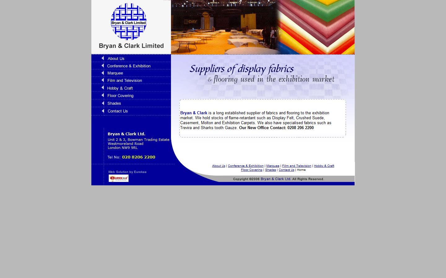 Bryan & Clark Ltd  Website