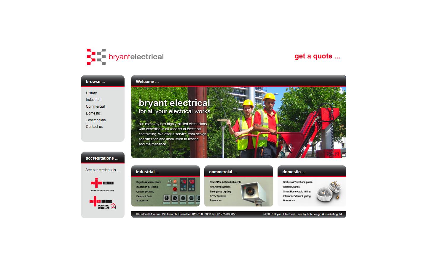 Bryant Electrical Website