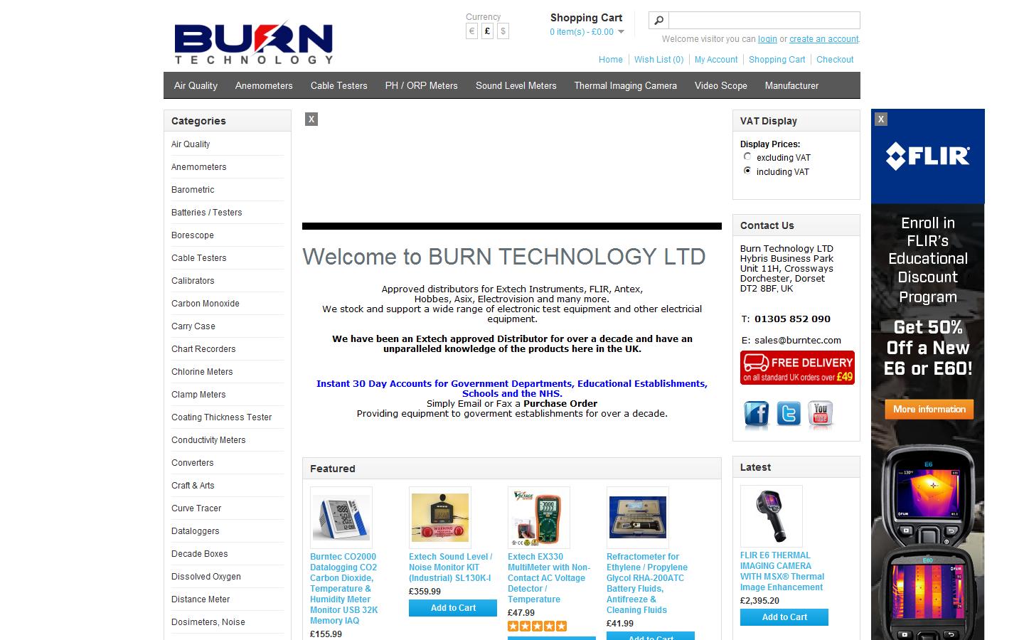 Burn Technology Ltd Website