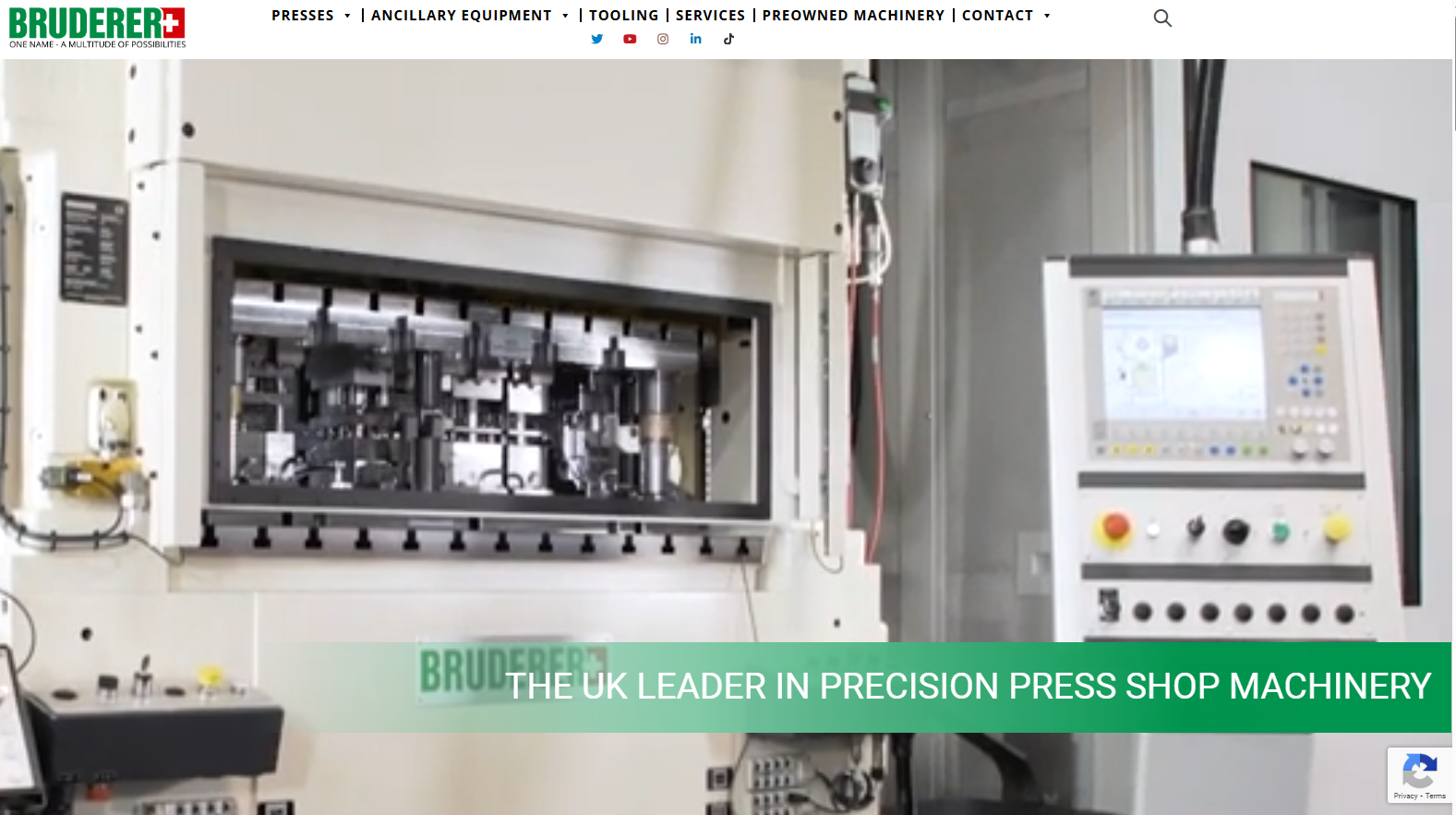 Bruderer UK Ltd Website