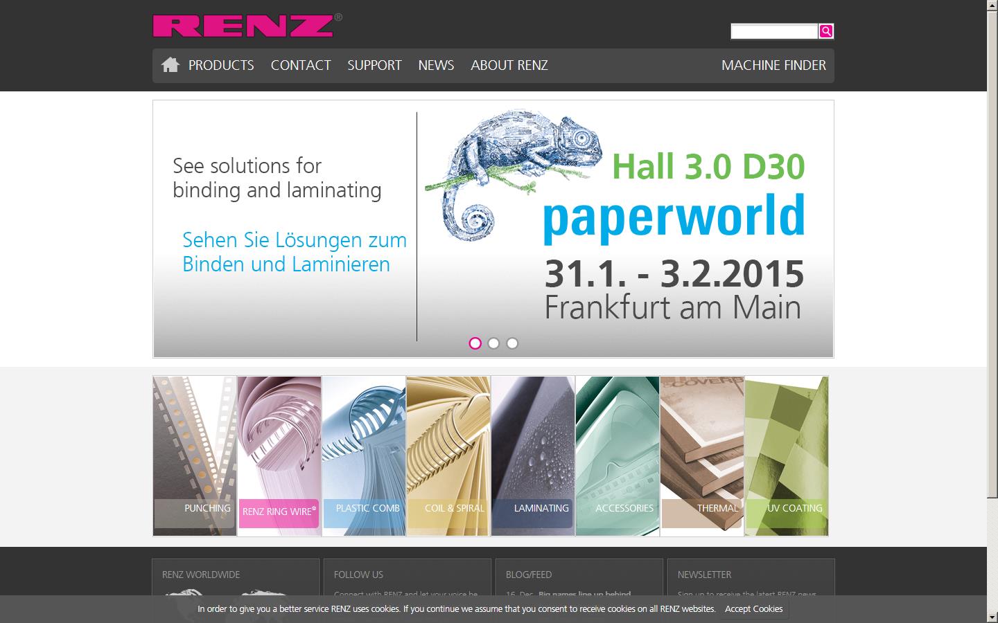 Renz UK Ltd Website