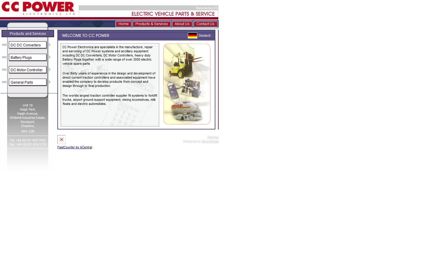 C C Power Electronics Ltd Website