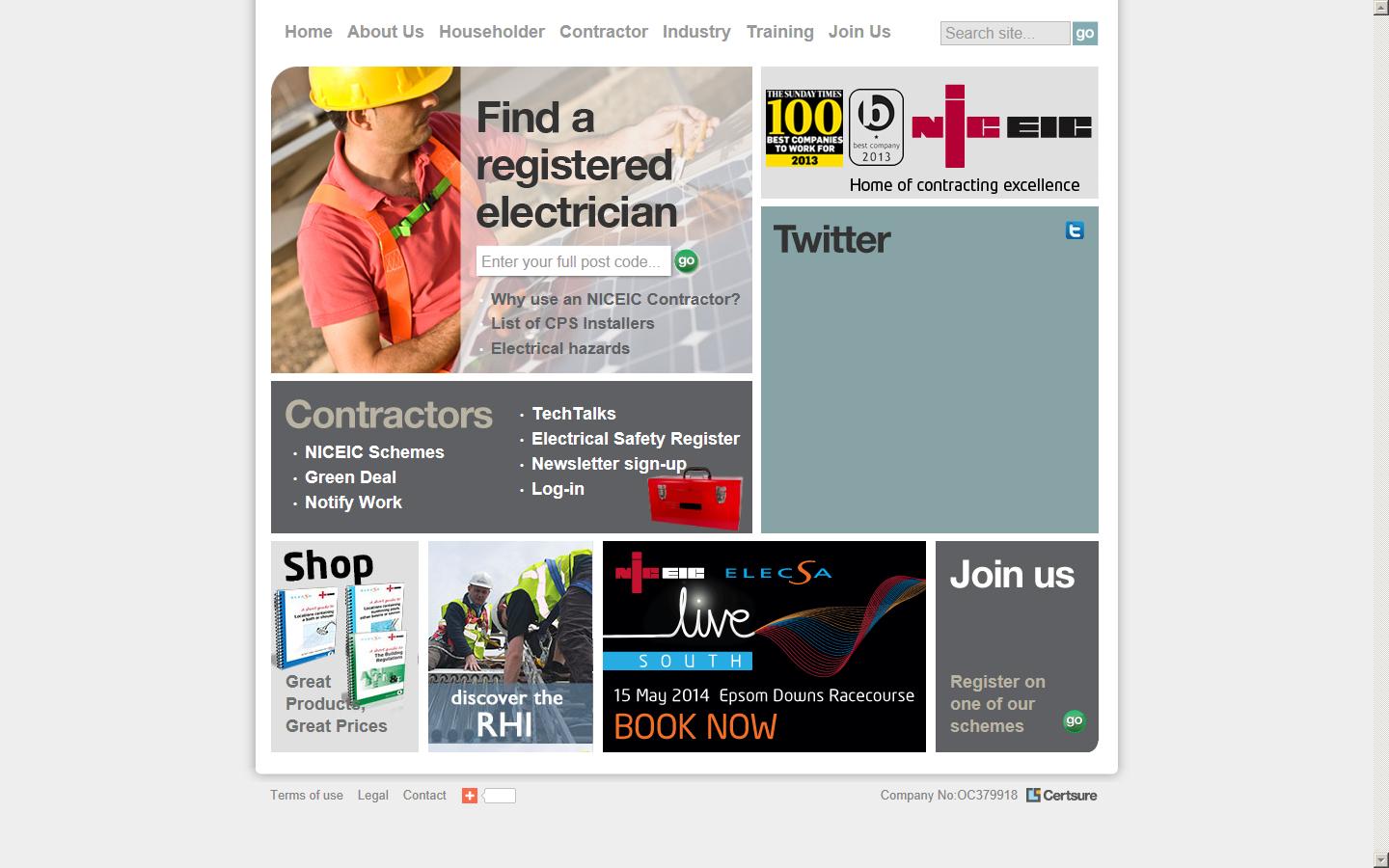 NICEIC Website