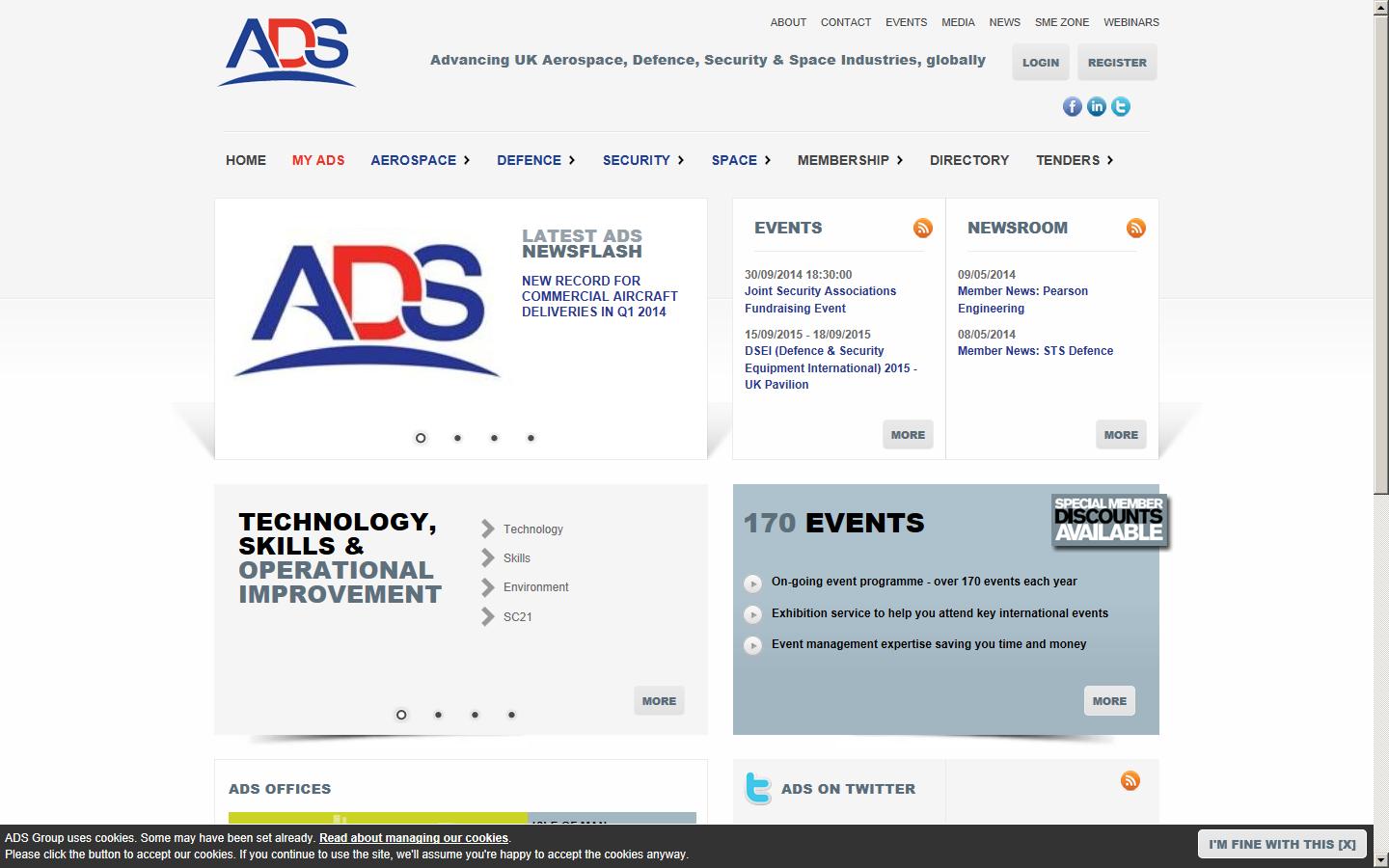 ADS Group Ltd Website