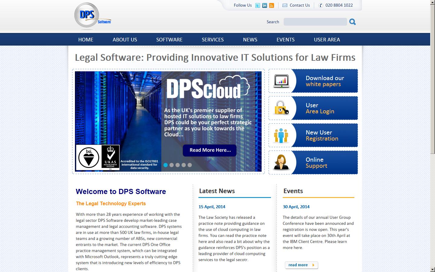 DPS Software Website