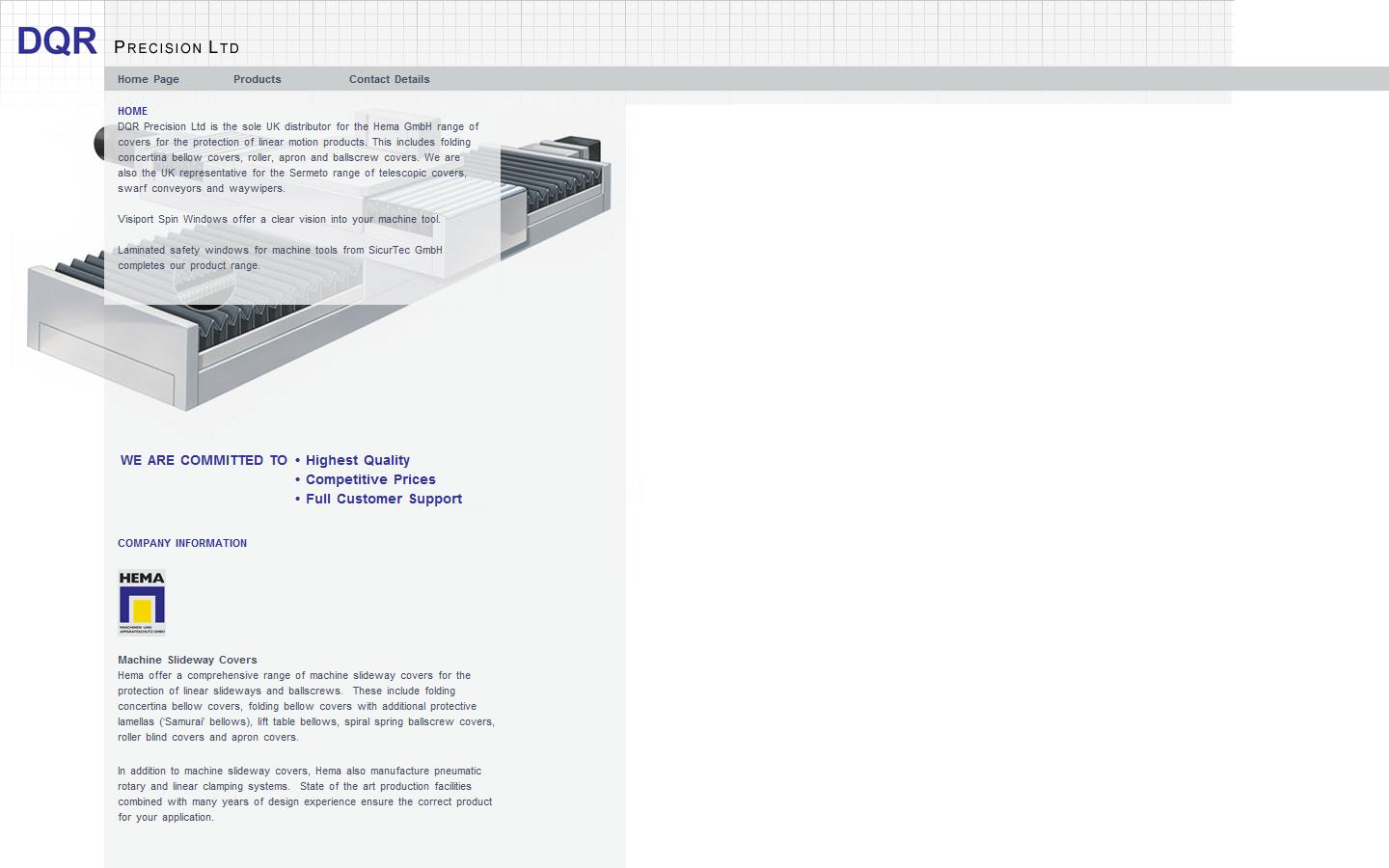 DQR Precision Ltd Website