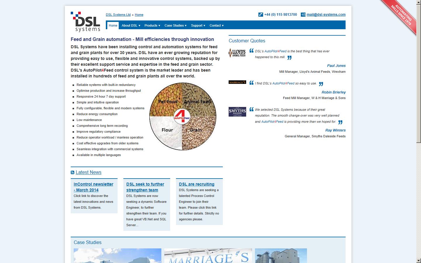 DSL Systems Ltd Website