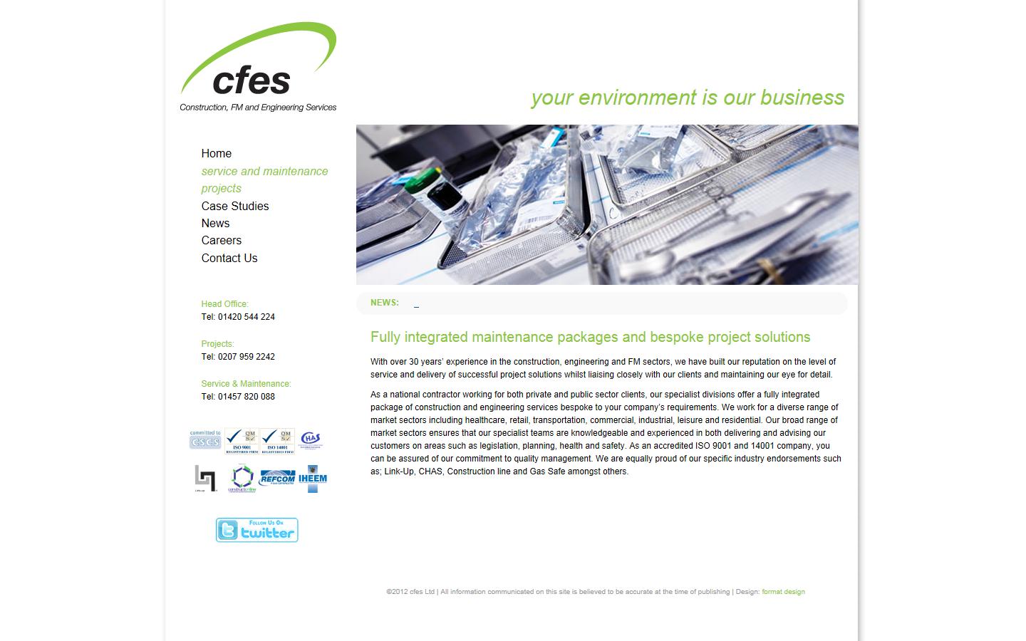 C F Environmental Services Ltd Website