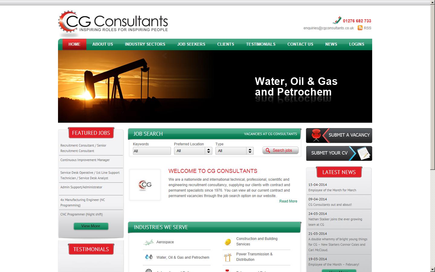 C G Consultants Website