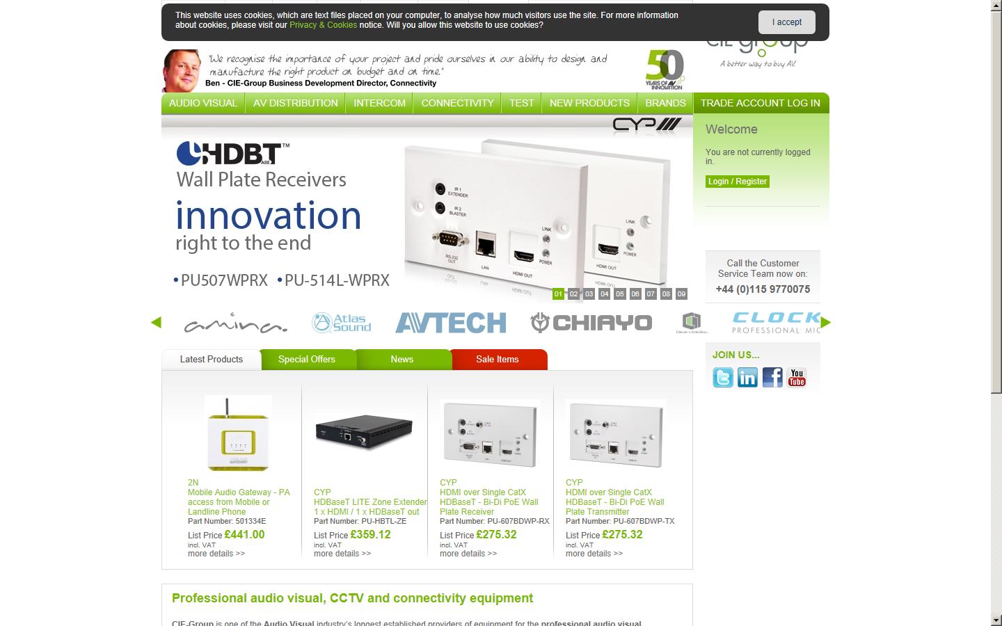 CIE-Group Ltd Website