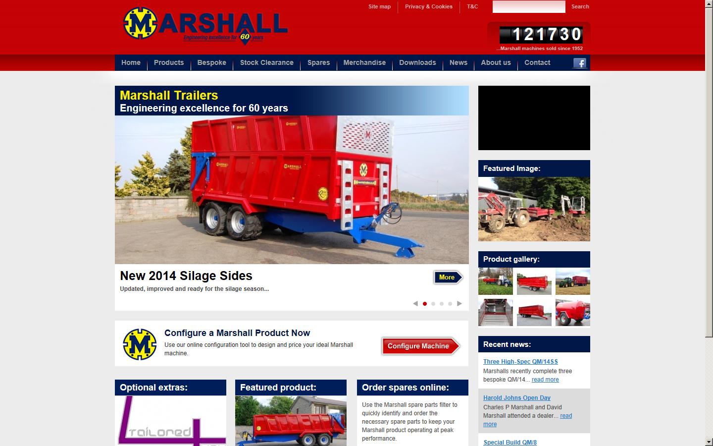 C J Marshall (Aberdeen) Ltd Website