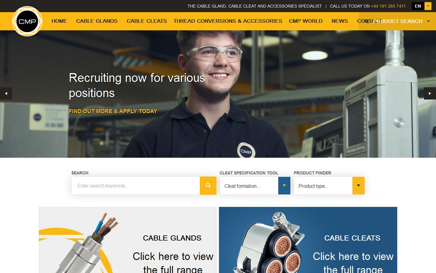 CMP Products Website