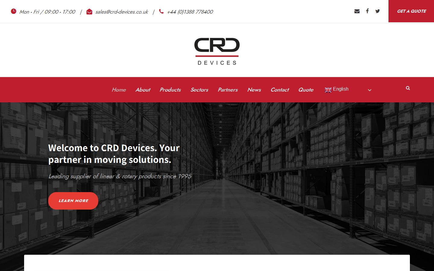 CRD Devices Ltd Website