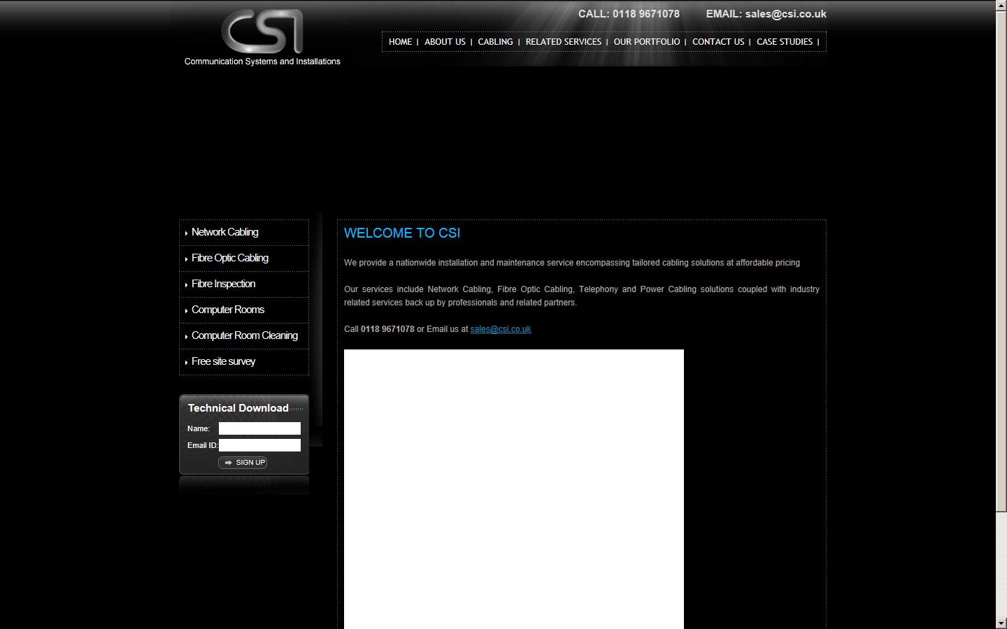 Communication Systems & Installations Website