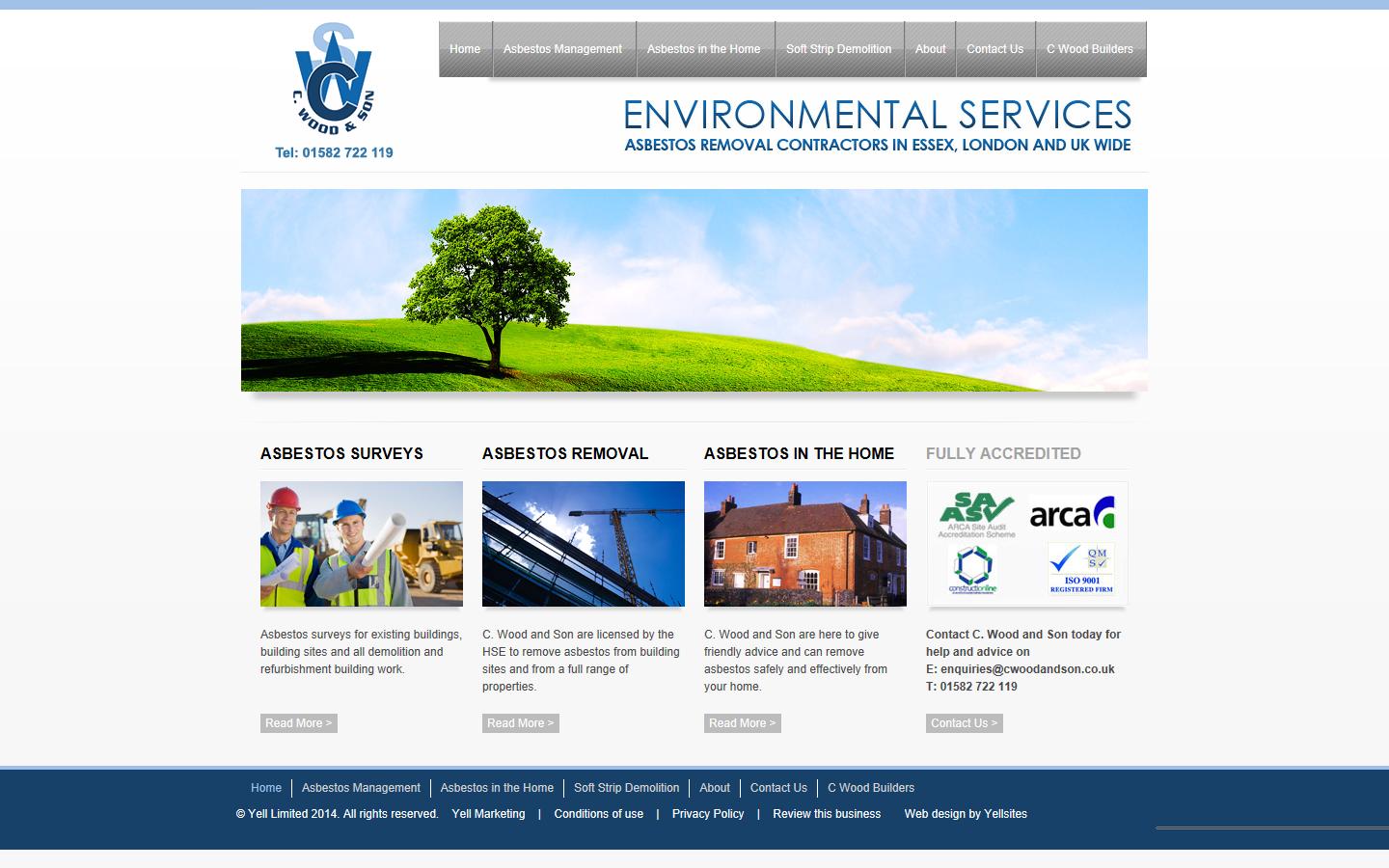 C Wood & Son Website