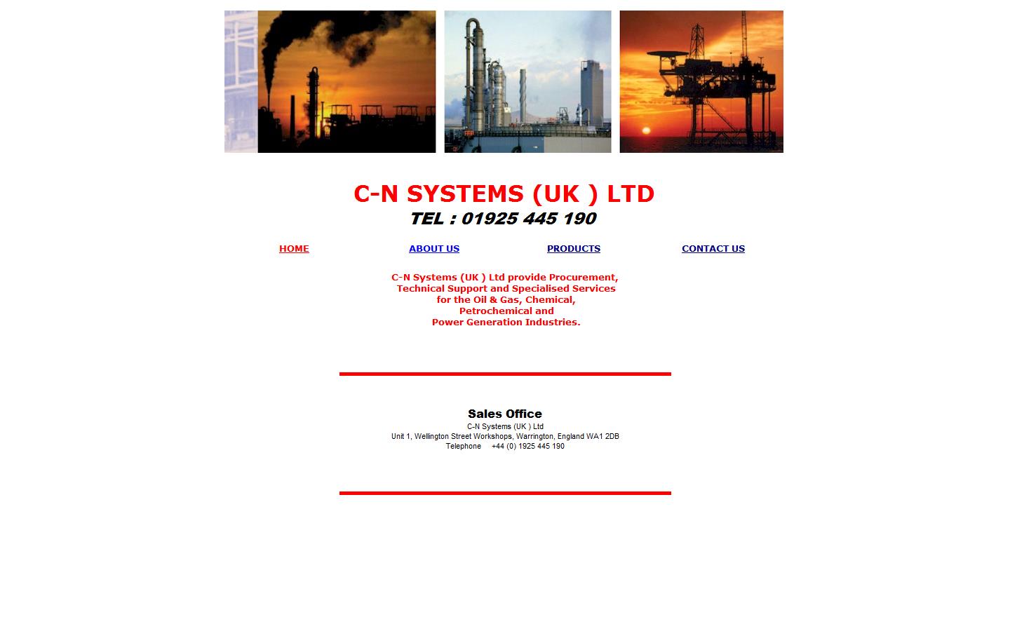 C-N Systems (UK) Ltd Website