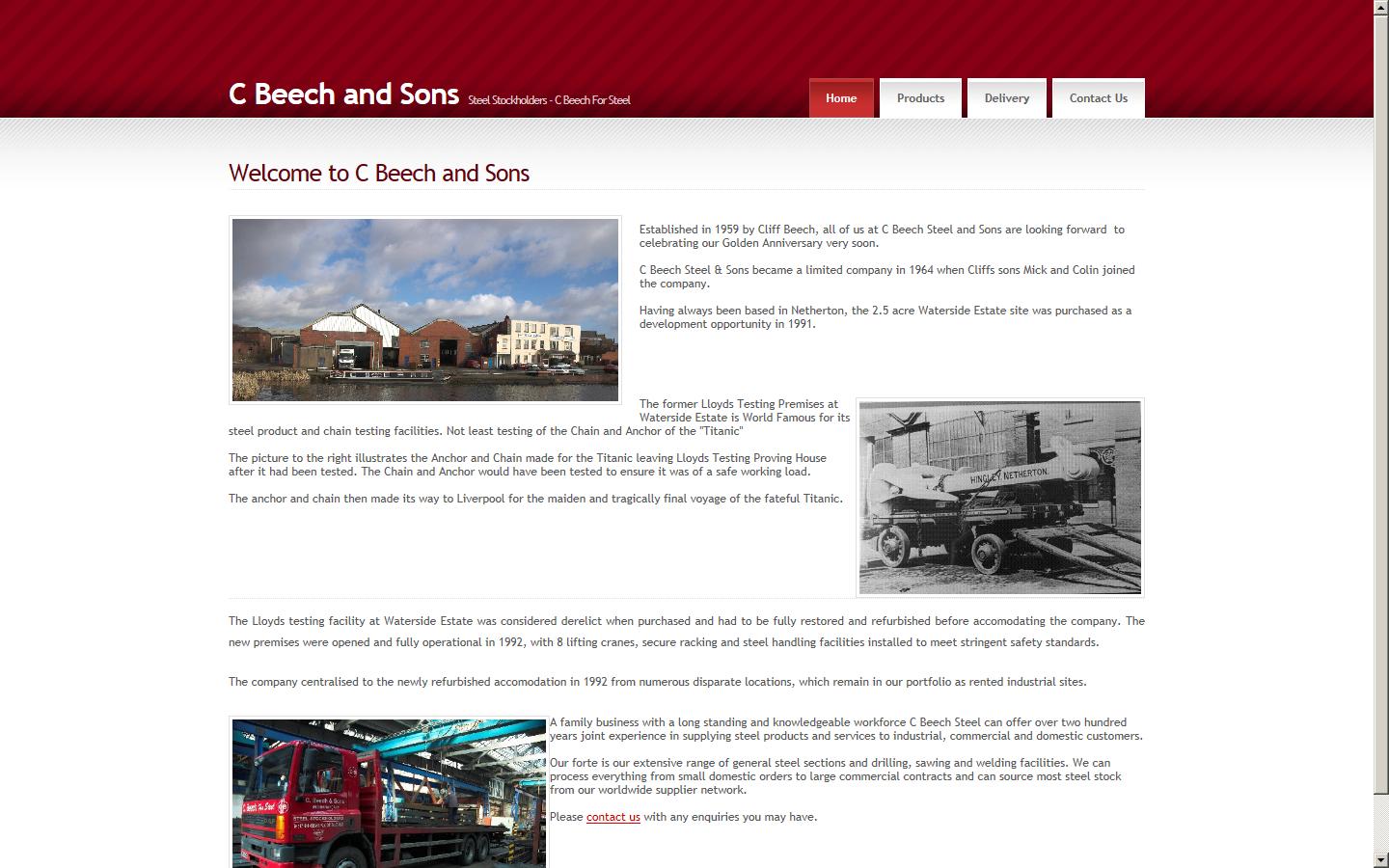 C Beech & Sons (Netherton) Ltd Website