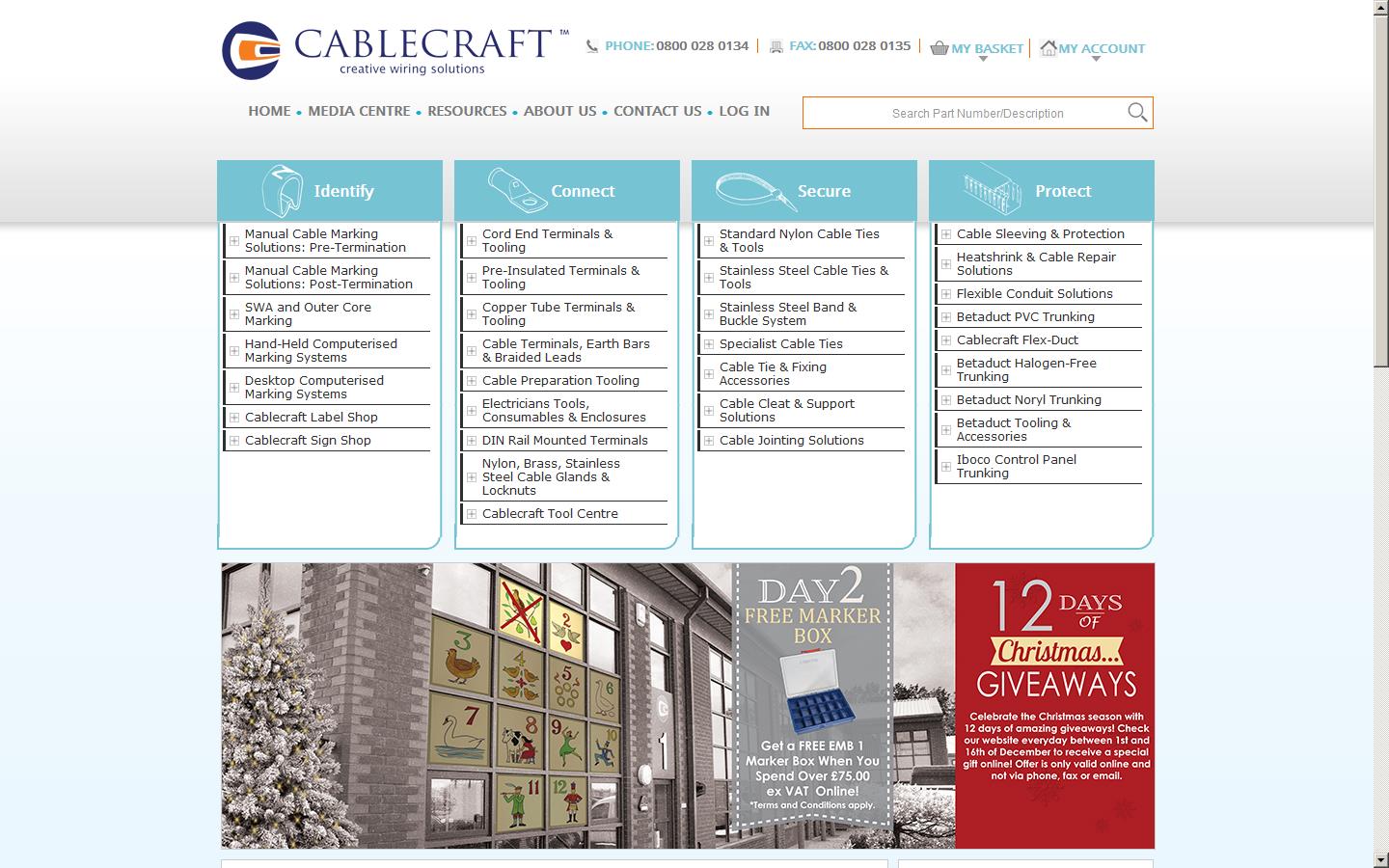 Cablecraft Ltd Website