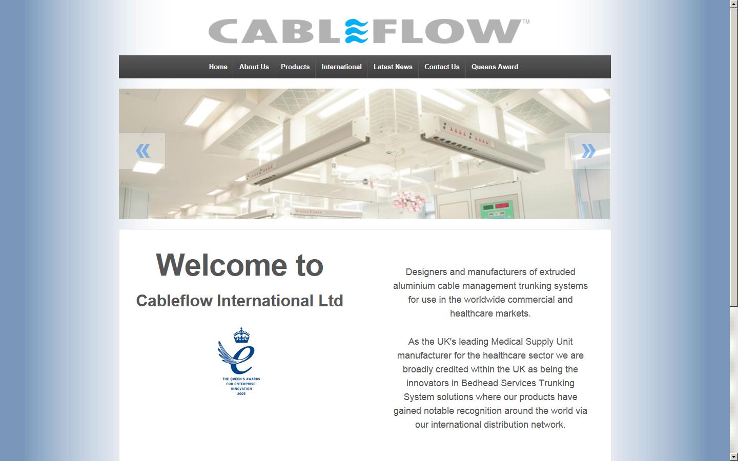 Cableflow International Ltd Website