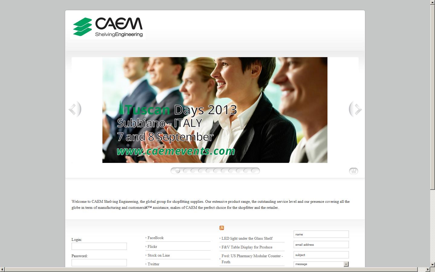 Caem Manufacturing Website