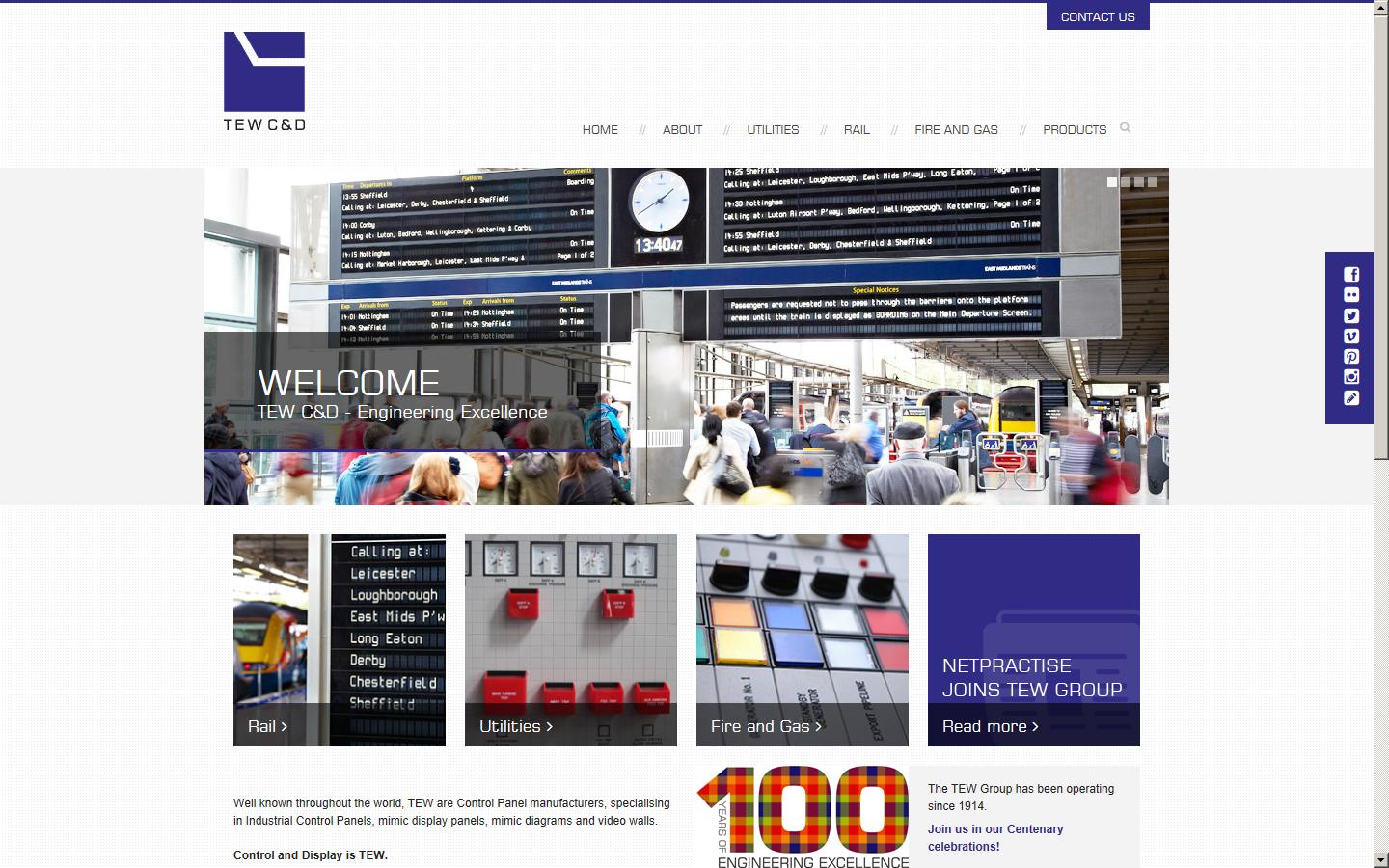 TEW Engineering Limited Website