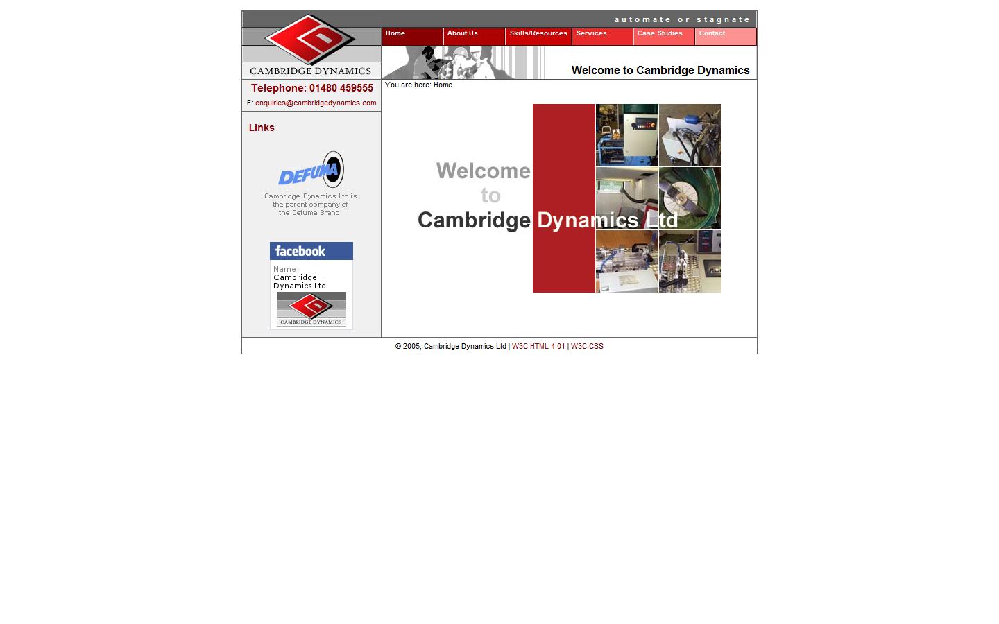 Cambridge Dynamics Ltd Website