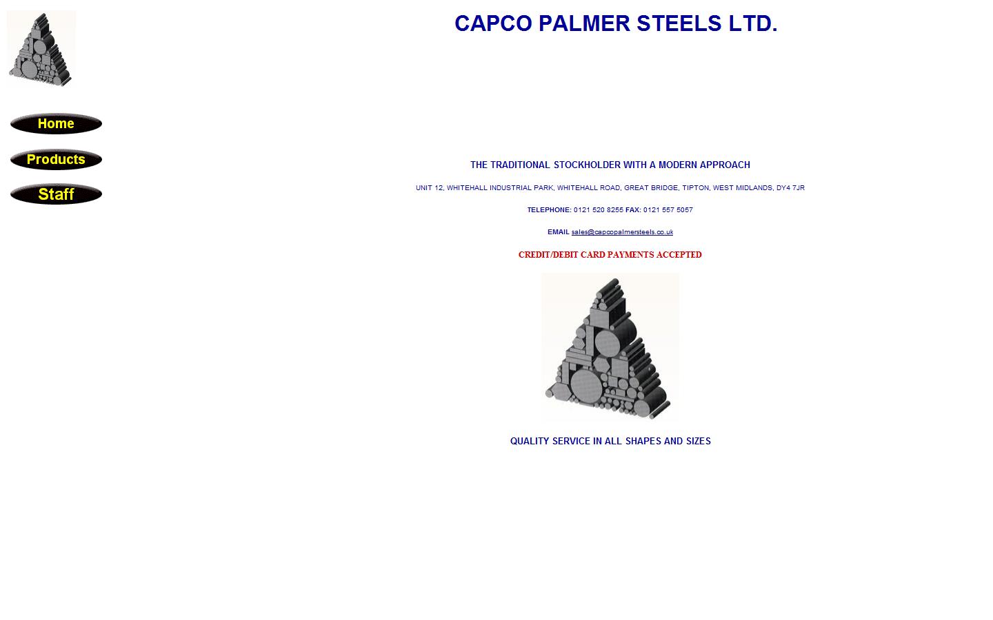 CAPCO PALMER STEELS LTD Website