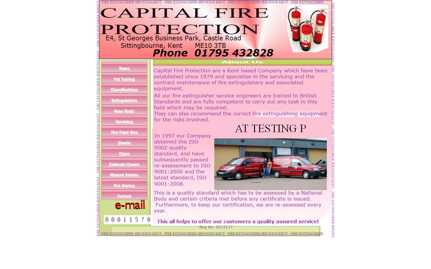 Capital Fire Protection Website