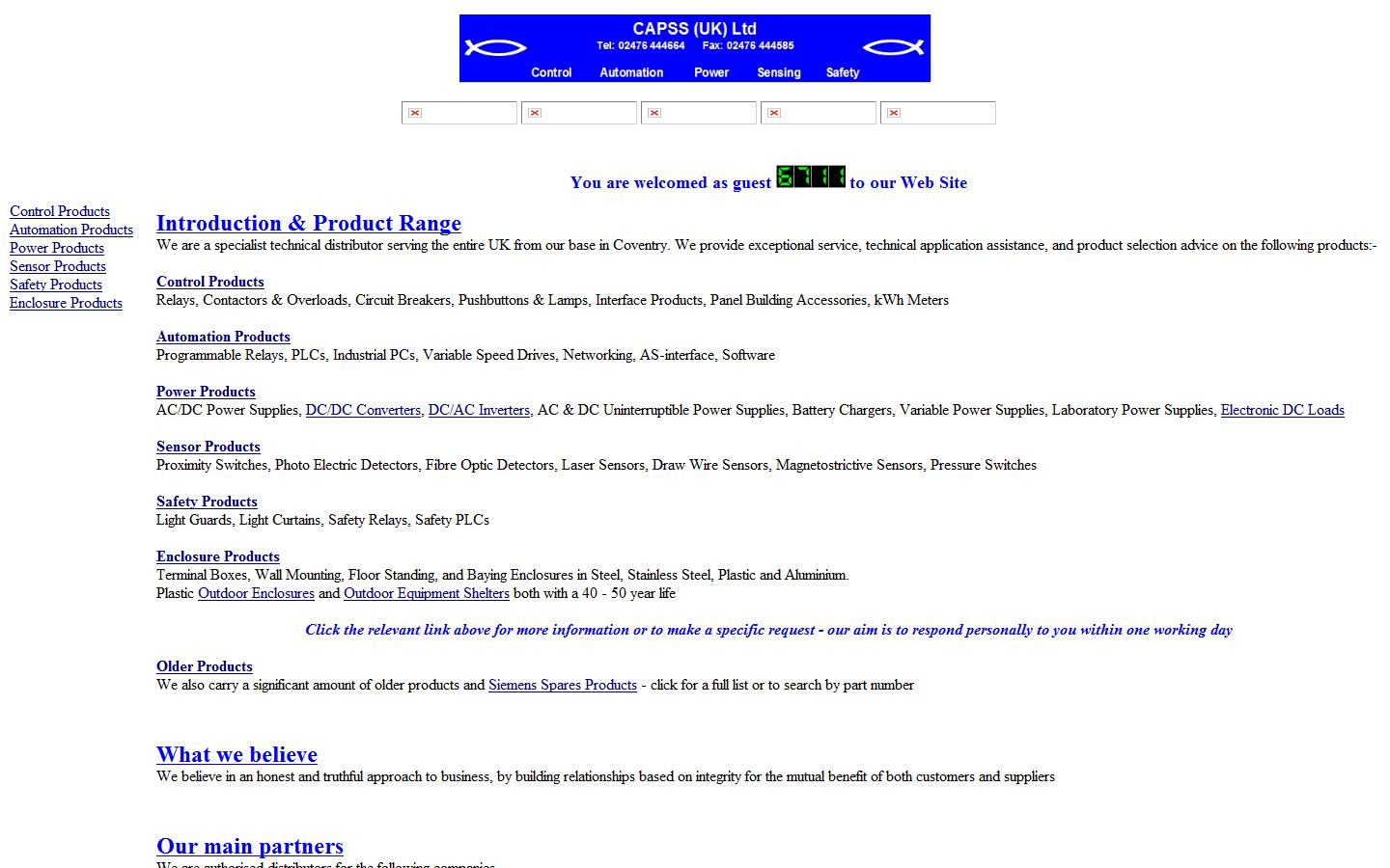 CAPSS (UK) Ltd Website